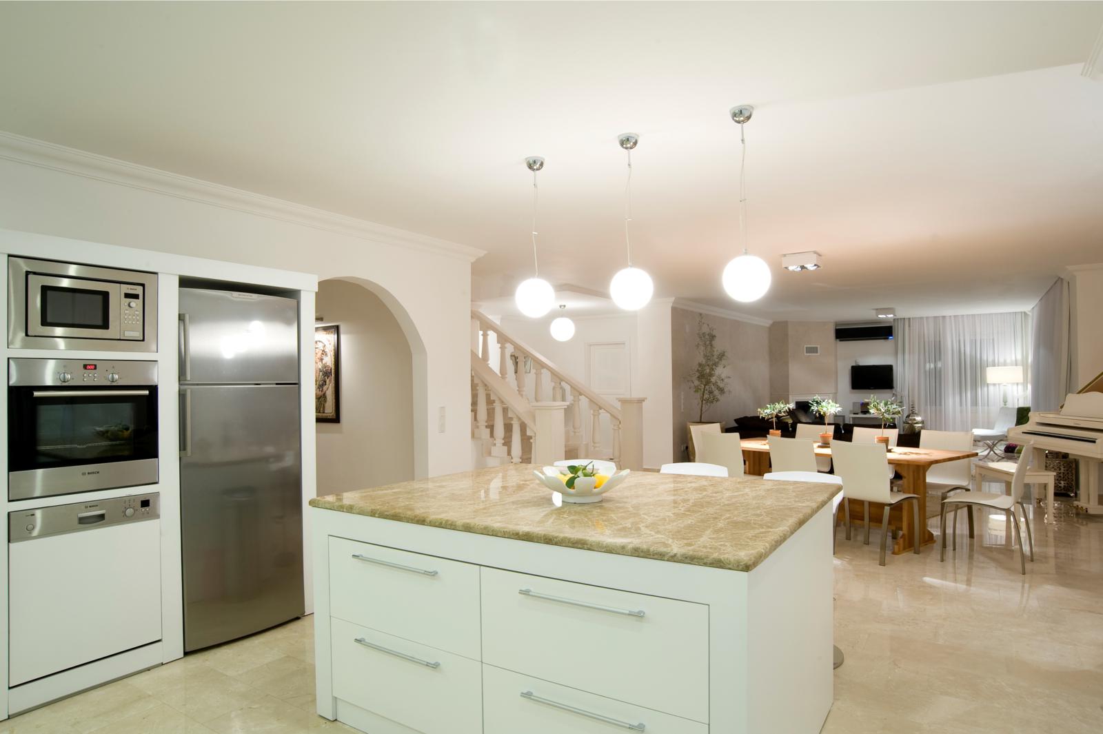 Large, modern kitchen